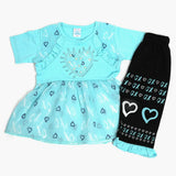 Girls Half Sleeves Suit - Light Blue, Girls Suits, Chase Value, Chase Value