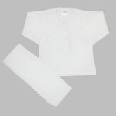 Newborn Girls Magzi Gala Kurta Shalwar - White, Newborn Girls Shalwar Suits, Chase Value, Chase Value