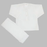 Newborn Girls Magzi Gala Kurta Shalwar - White, Newborn Girls Shalwar Suits, Chase Value, Chase Value