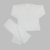 Newborn Girls Magzi Gala Kurta Shalwar - White, Newborn Girls Shalwar Suits, Chase Value, Chase Value
