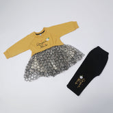 Girls Full Sleeves Suit - Mustard, Girls Suits, Chase Value, Chase Value