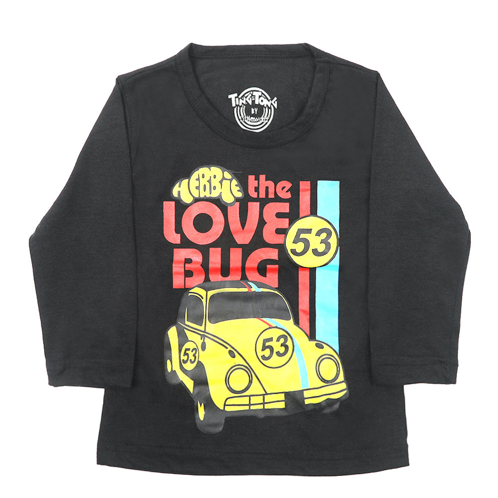 Boys Full Sleeves T-Shirt - Black, Boys T-Shirts, Chase Value, Chase Value