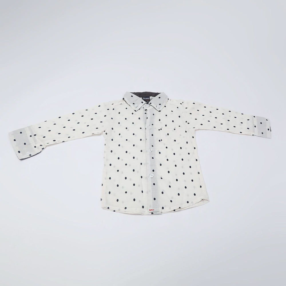 Boys Full Sleeves Shirt - White, Boys Shirts, Chase Value, Chase Value