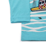 Boys Full Sleeves T-Shirt - Sky Blue, Boys T-Shirts, Chase Value, Chase Value