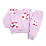 Newborn Girls Full Sleeves Suit - Purple, Newborn Girls Sets & Suits, Chase Value, Chase Value