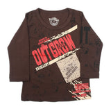 Boys Full Sleeves T-Shirt - Dark Brown, Boys Hoodies & Sweat Shirts, Chase Value, Chase Value