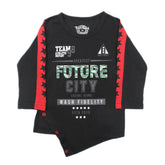 Boys Full Sleeves T-Shirt - Black, Boys T-Shirts, Chase Value, Chase Value