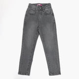 Eminent Girls Loose Tappered Denim Pant - Light Grey, Girls Pants & Capri, Eminent, Chase Value