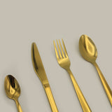 Stainless Steel Cutlery Set - Golden, Cutlery set, Chase Value, Chase Value
