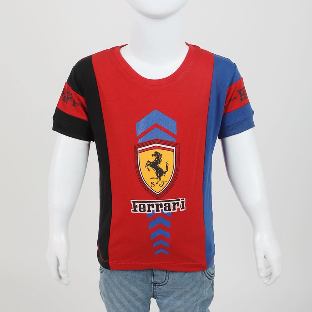 Boys T-Shirt - Red, Boys T-Shirts, Chase Value, Chase Value