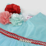 Newborn Girls Frock - Blue, Newborn Girls Frocks, Chase Value, Chase Value