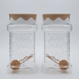 Safari Princess Jar Set 2Pcs 1050-ML, Storage Boxes, Safari, Chase Value