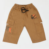 Boys Cotton Short - Brown, Boys Shorts, Chase Value, Chase Value
