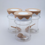 Safari Fancy Kitchen Jar Set 3Pcs 550-ML, Storage Boxes, Safari, Chase Value