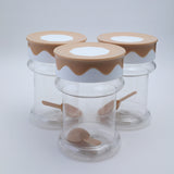 Safari Fancy Kitchen Jar Set 3Pcs 550-ML, Storage Boxes, Safari, Chase Value