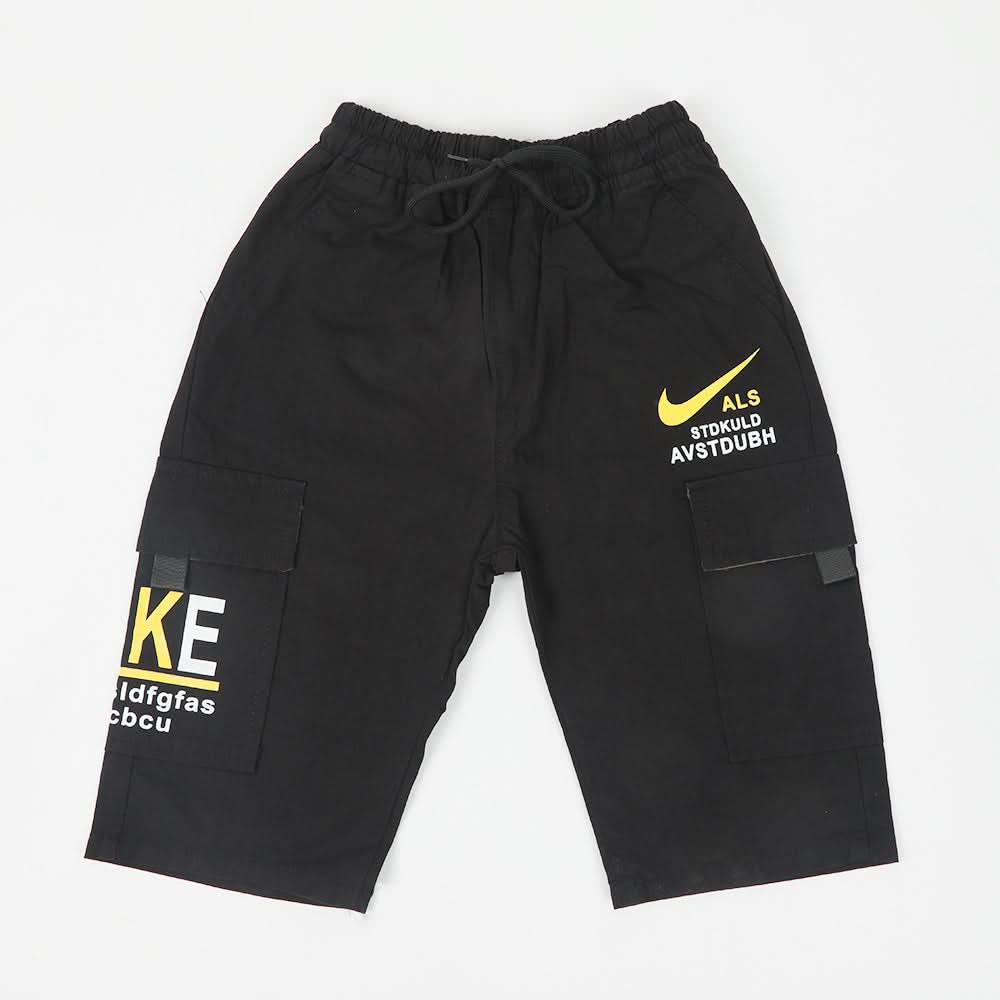 Boys Cotton Short - Black, Boys Shorts, Chase Value, Chase Value