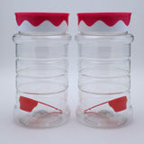 Safari Fancy Kitchen Jar Set 2Pcs 1050-ML, Storage Boxes, Safari, Chase Value