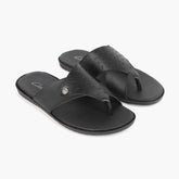 Men's Slipper - Black, Men's Slippers, Chase Value, Chase Value