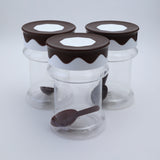 Safari Fancy Kitchen Jar Set 3Pcs 550-ML, Storage Boxes, Safari, Chase Value