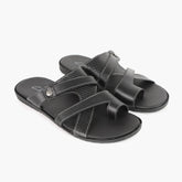 Men's Slipper - Black, Men's Slippers, Chase Value, Chase Value