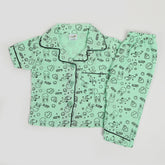 Infant Girls Night Suit - Green, Newborn Girls Sets & Suits, Chase Value, Chase Value