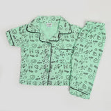Infant Girls Night Suit - Green, Newborn Girls Sets & Suits, Chase Value, Chase Value