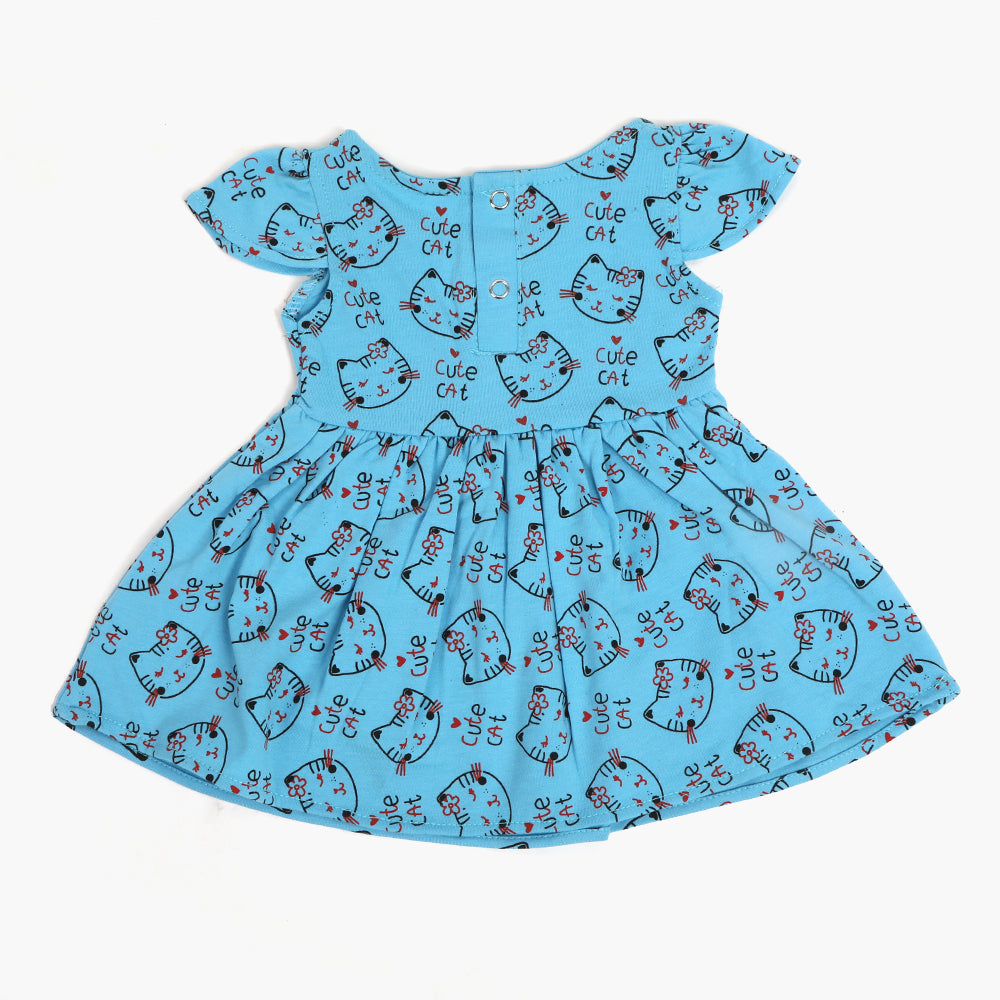 Newborn Girls Frock - Blue, Newborn Girls Frocks, Chase Value, Chase Value