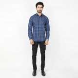 Eminent Men's Casual Check Shirt - Blue, Men's Shirts, Eminent, Chase Value