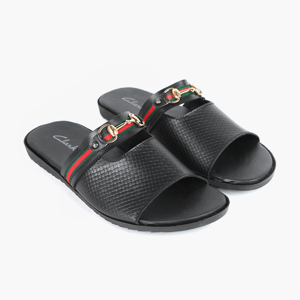 Men's Slipper - Black, Men's Slippers, Chase Value, Chase Value