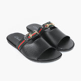 Men's Slipper - Black, Men's Slippers, Chase Value, Chase Value
