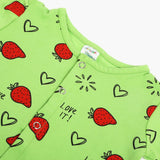 Newborn Girls Romper 1Pcs - Green, Newborn Girls Rompers, Chase Value, Chase Value