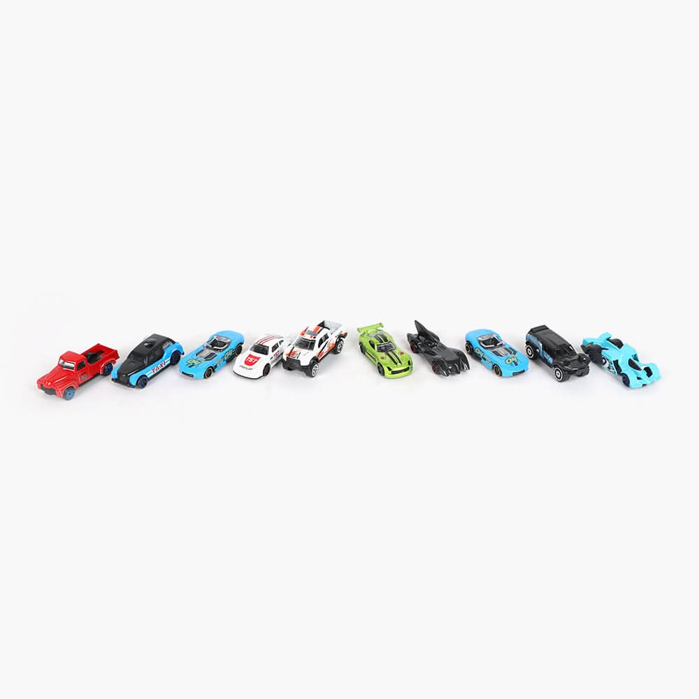 Hot Wheels Die Cast Cars Pack of 10 - Multi Color, Non-Remote Control, Chase Value, Chase Value