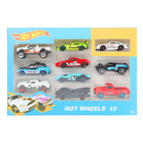 Hot Wheels Die Cast Cars Pack of 10 - Multi Color, Non-Remote Control, Chase Value, Chase Value