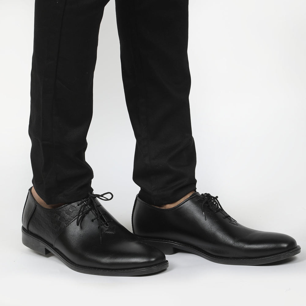 Eminent Classic Oxford-Style Dress Shoes - Black, Men's Formal Shoes, Eminent, Chase Value