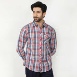 Men's Casual Check Shirt - Light Blue, Men's Shirts, Chase Value, Chase Value