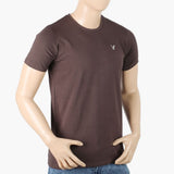 Men's Half Sleeves T-Shirt - Chocolate, Men's T-Shirts & Polos, Chase Value, Chase Value