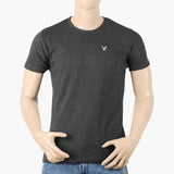 Men's Half Sleeves T-Shirt - Dark Grey, Men's T-Shirts & Polos, Chase Value, Chase Value