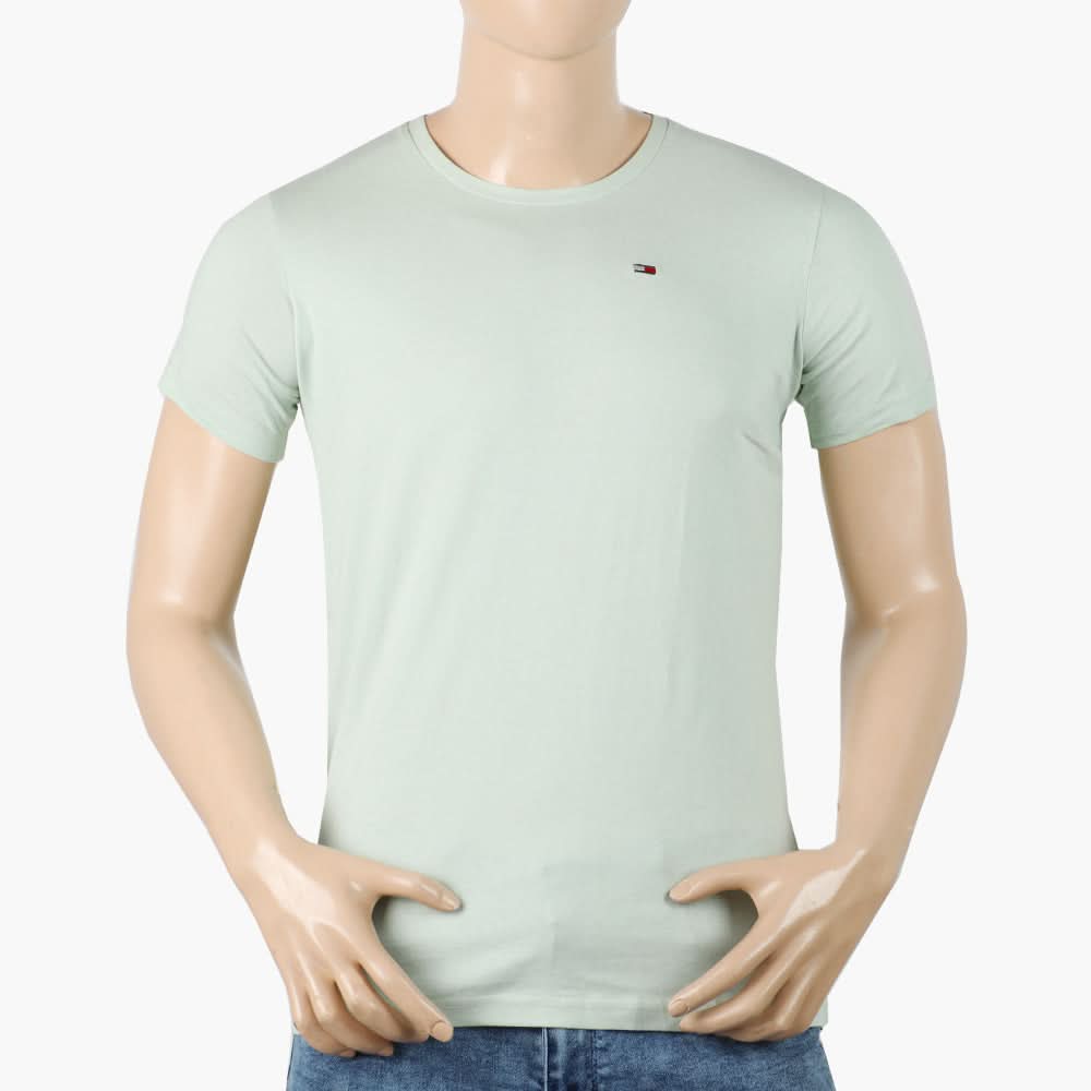 Men's Half Sleeves T-Shirt - Cyan, Men's T-Shirts & Polos, Chase Value, Chase Value