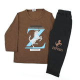 Boys Full Sleeves Suit - Brown, Boys Sets & Suits, Chase Value, Chase Value