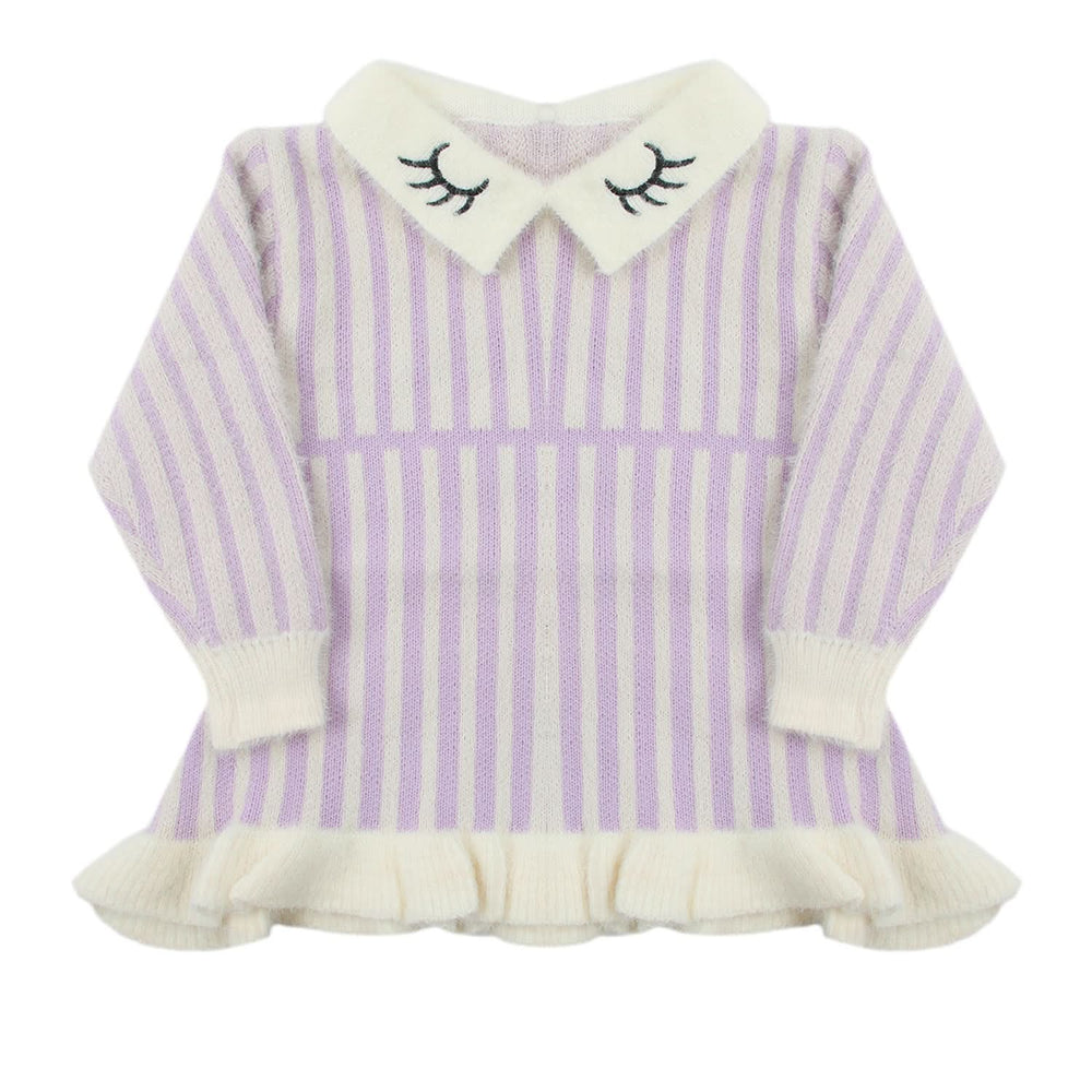 Girls Full Sleeves Sweater - Purple, Girls Sweaters, Chase Value, Chase Value