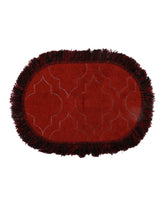 Embossed Oval Mat - 38 x 58cm