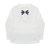 Girls Full Sleeves T-Shirt - White, Girls T-Shirts, Chase Value, Chase Value