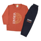 Boys Full Sleeves Suit - Rust, Boys Sets & Suits, Chase Value, Chase Value