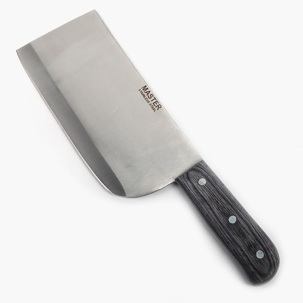 Meat Cleaver Knife Large - Grey, Knives & Cutting Board, Chase Value, Chase Value