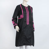 Women's Emboridered Kurti - Black, Women Shalwar Suits, Chase Value, Chase Value