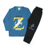 Boys Full Sleeves Suit - Steel Blue, Boys Sets & Suits, Chase Value, Chase Value