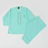 Newborn Boys Shalwar Suit - Cyan, Newborn Boys Shalwar Suits, Chase Value, Chase Value