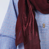 Women's Jacquard Turkish Scarves - Maroon, Women Shawls & Scarves, Chase Value, Chase Value