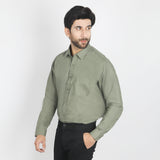 Valuable Men's Formal Plain Shirt - Olive, Men's Shirts, Chase Value, Chase Value