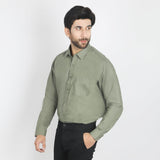 Valuable Men's Formal Plain Shirt - Olive, Men's Shirts, Chase Value, Chase Value